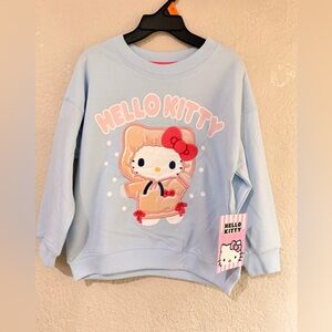 Hello Kitty Toddler Girls Holiday Graphic Sweatshirt, Size 4T NEW WITH TAGS